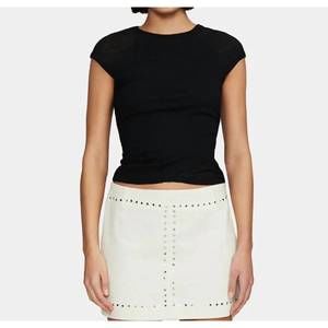 NEW OWNLEY martha baby tee in black